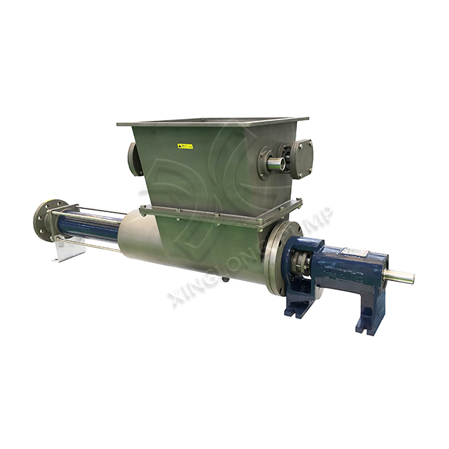 Dewatered sludge single screw mono pump