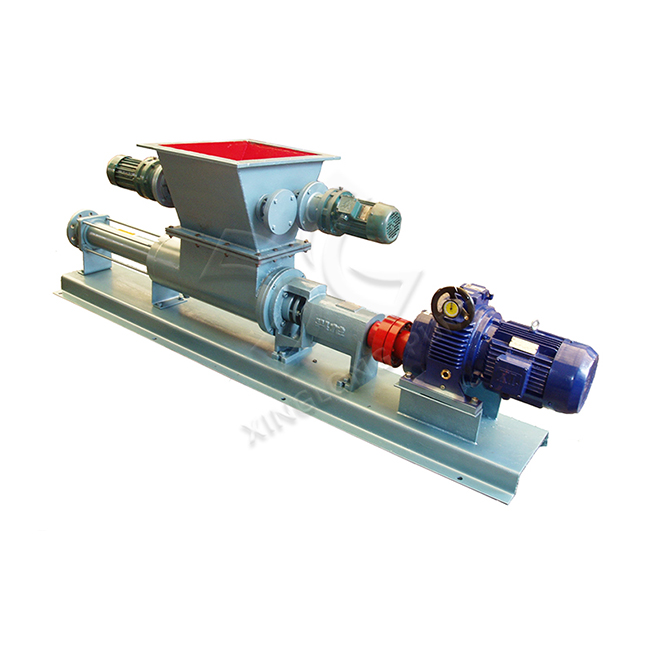 Dewatered sludge single screw mono pump