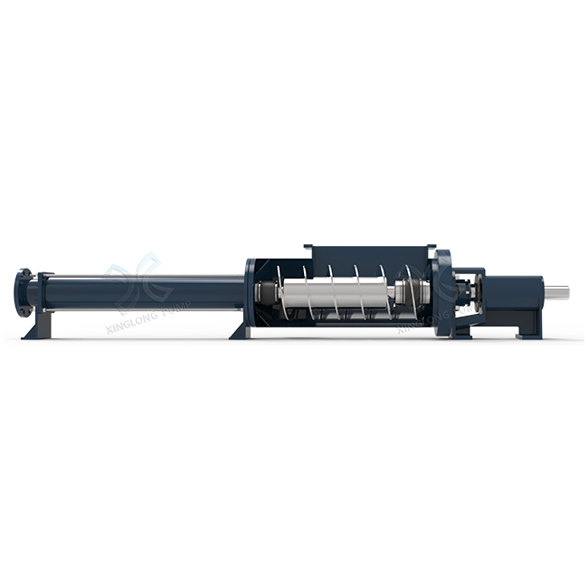 Dewatered sludge single screw mono pump