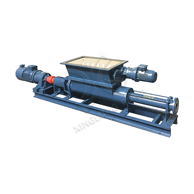 Dewatered sludge single screw mono pump