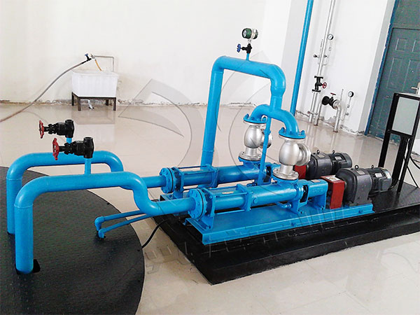 Stainless Steel Sludge Feed Single Screw Pump